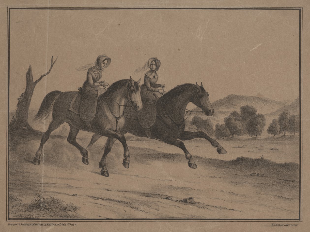 Domenica in campagna, 1850 da Augustus Kollner