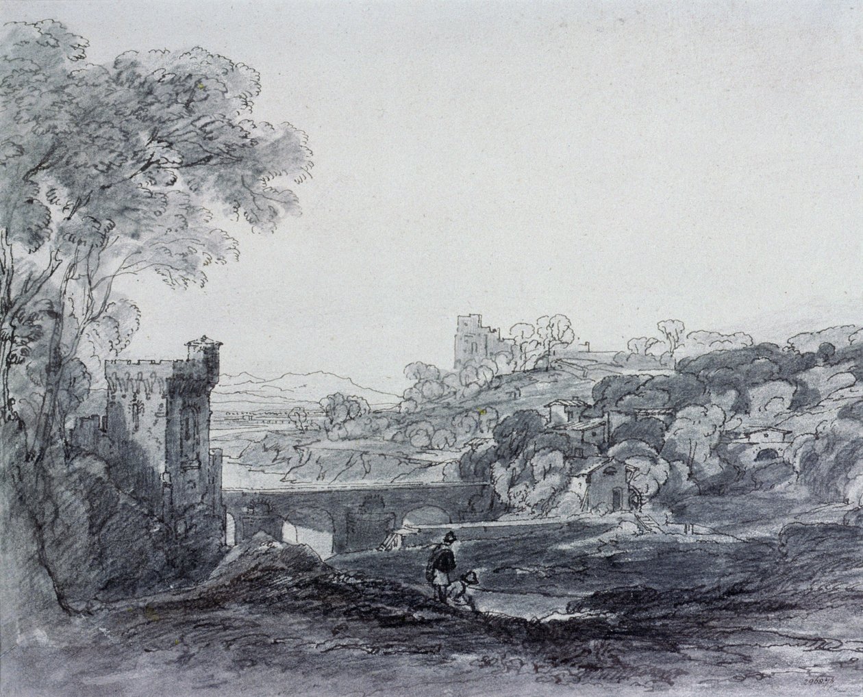 Veduta in Italia da Augustus Wall Callcott
