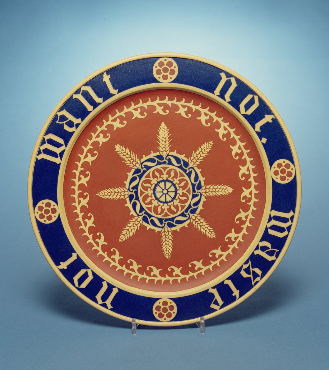 Piatto di pane Minton (ceramica) da Augustus Welby Northmore Pugin