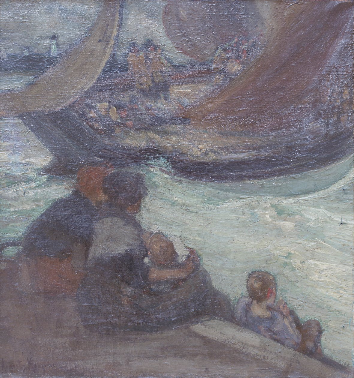 Partenza per la pesca, Augustus Koopman da Augustus B. Koopman