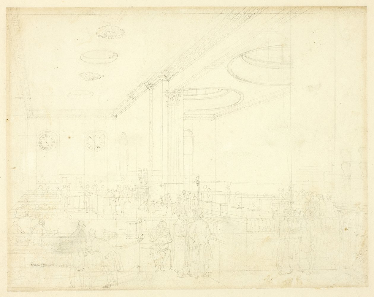 Studio per la sala delle sottoscrizioni dei Lloyd