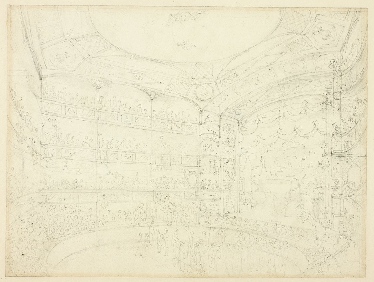 Studio per il Circo Reale, da Microcosm of London da Augustus Charles Pugin