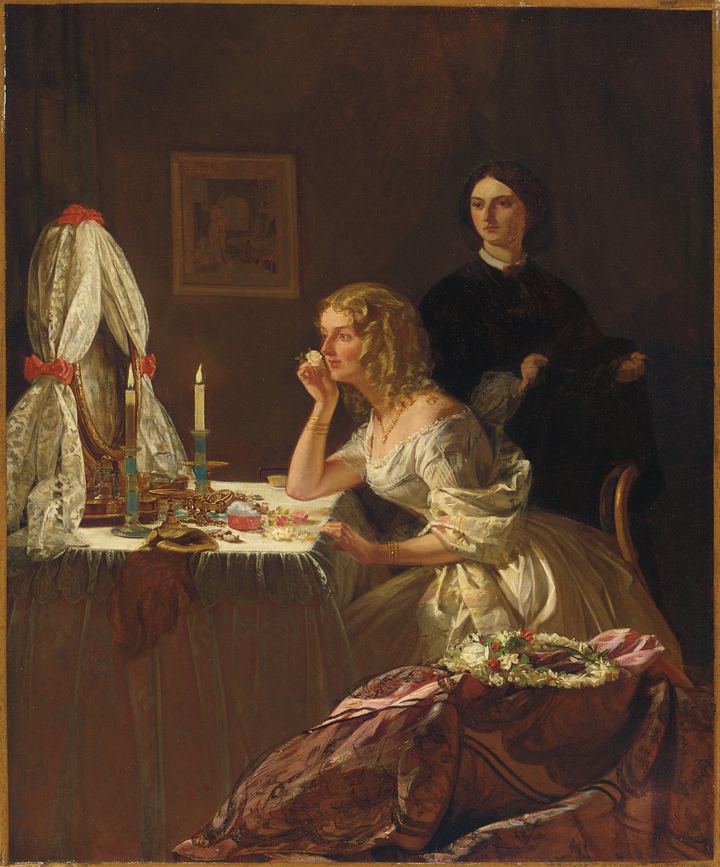 Una giovane donna alla sua toilette da Augustus Leopold Egg