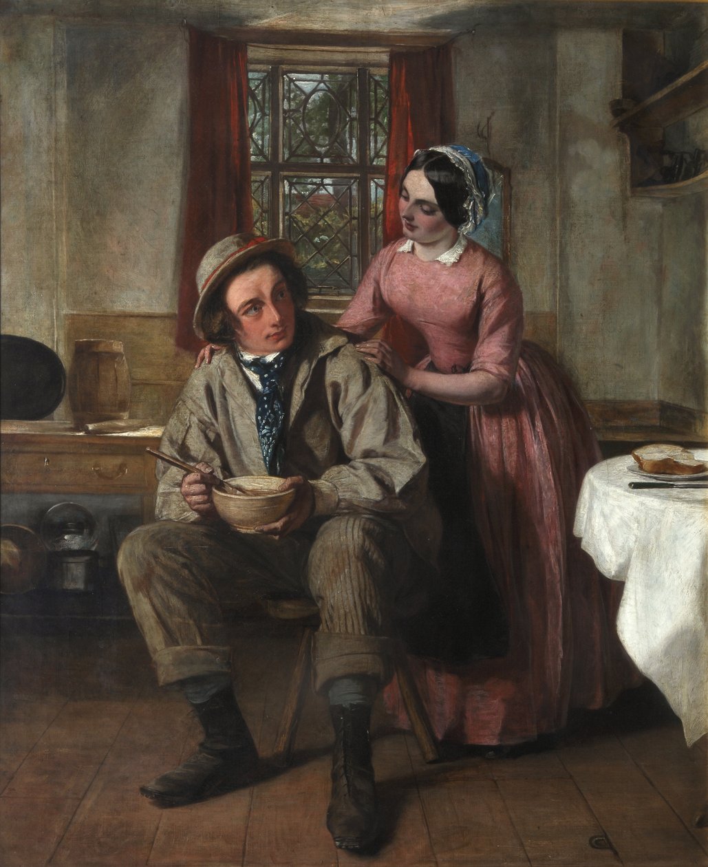Charles Dickens nel ruolo di Sir Charles Coldstream, c.1850 da Augustus Leopold Egg