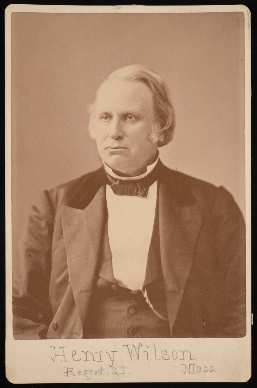 Ritratto di Henry Wilson 1812-1875 da Augustus Marshall