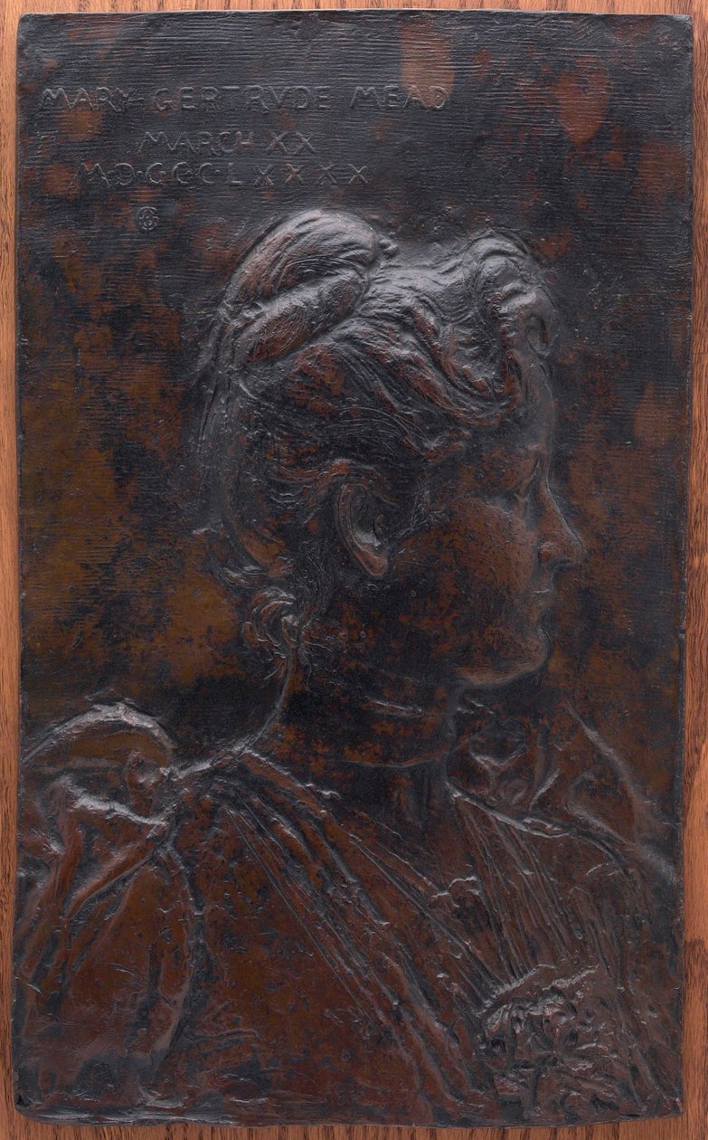 Mary Gertrude Mead (poi Mary Gertrude Abbey, 1851 da Augustus Saint Gaudens