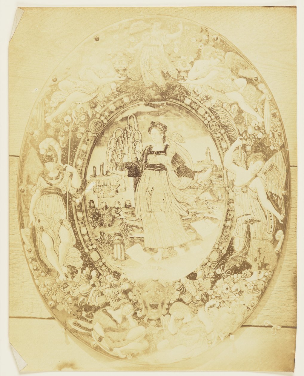 [Placca con figura allegorica di Grammatica] da Augustus W. Franks