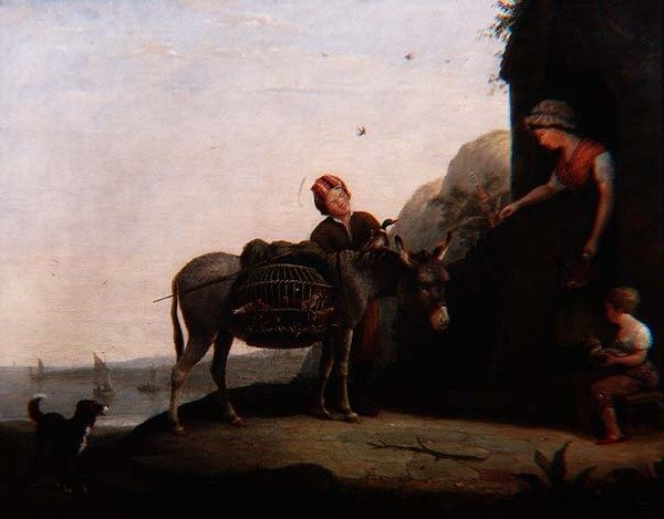Contrattazione per il Pollame da Augustus Wall Callcott
