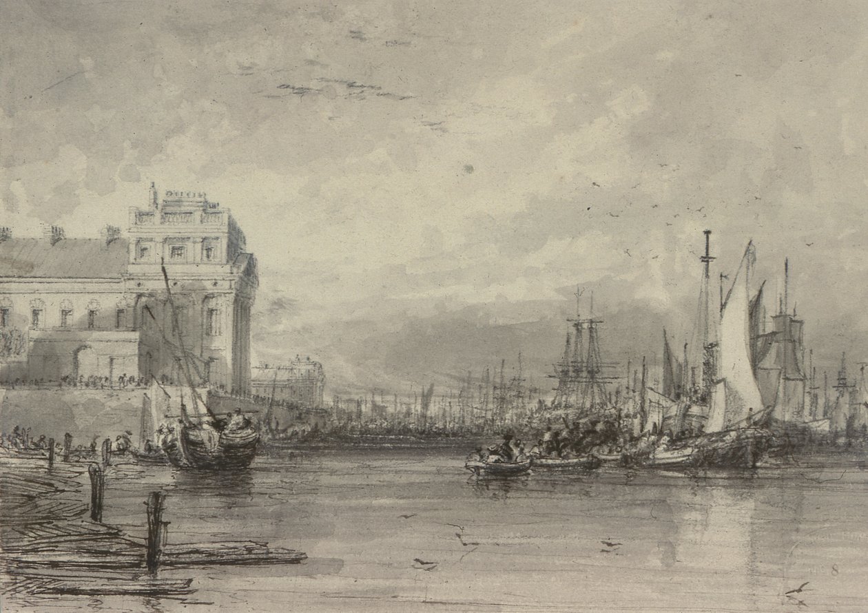 Ospedale di Greenwich da Augustus Wall Callcott