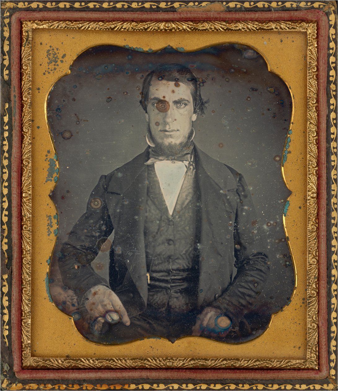 Ritratto di uomo, c. 1845 (foto) da Augustus Washington