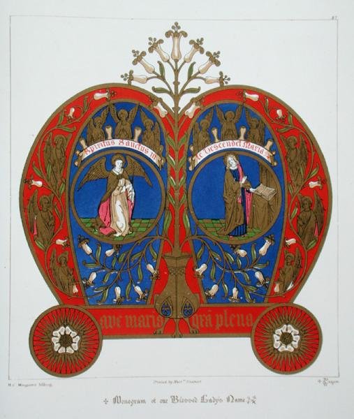 Monogramma del Nome della Nostra Beata Signora, da 
