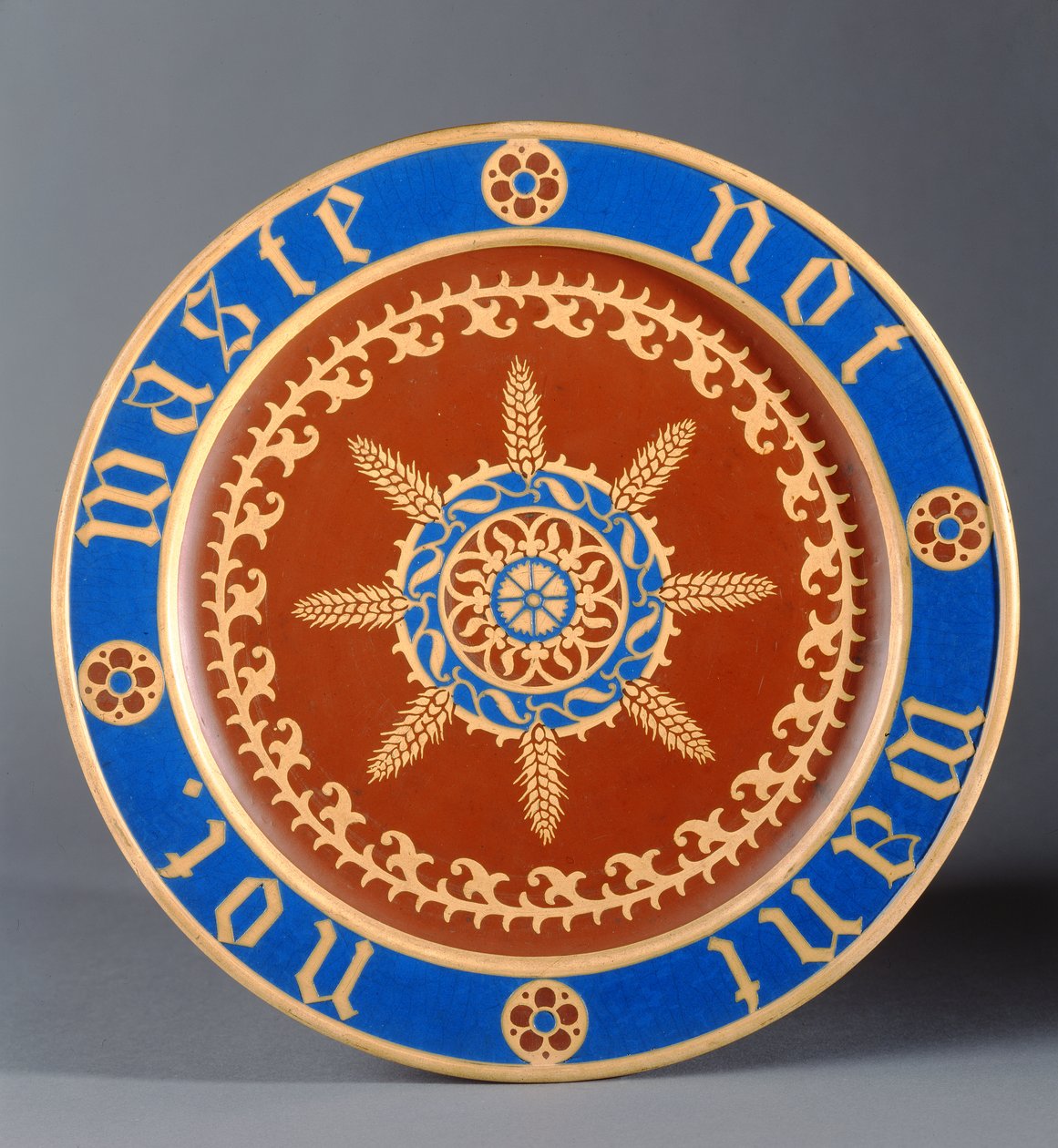 Piatto del pane, prodotto da Minton and Company, c.1849 da Augustus Welby Northmore Pugin