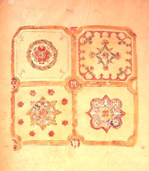 Progetto del soffitto per il Palazzo di Westminster da Augustus Welby Northmore Pugin