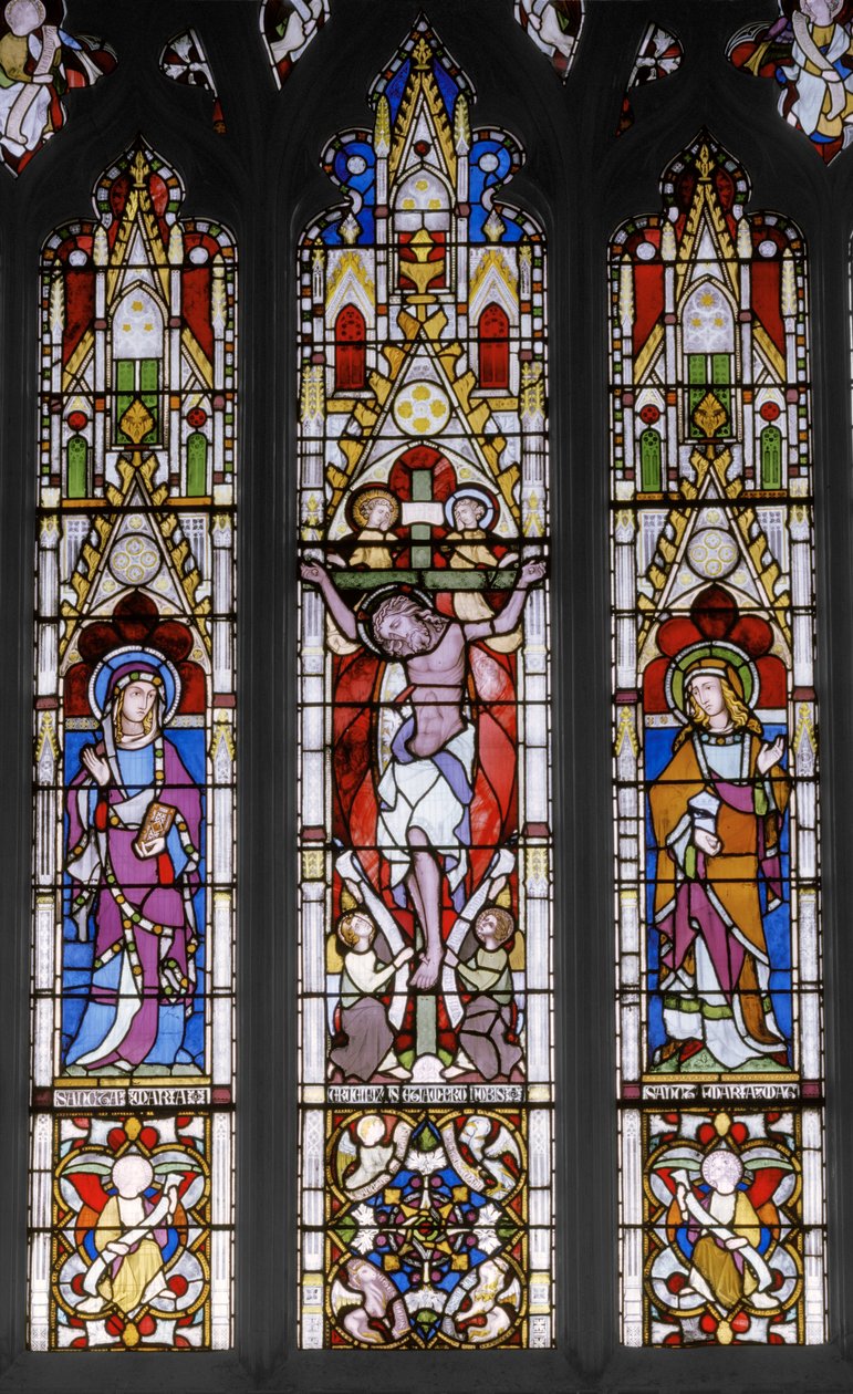 Crocifissione con santi da Augustus Welby Northmore Pugin