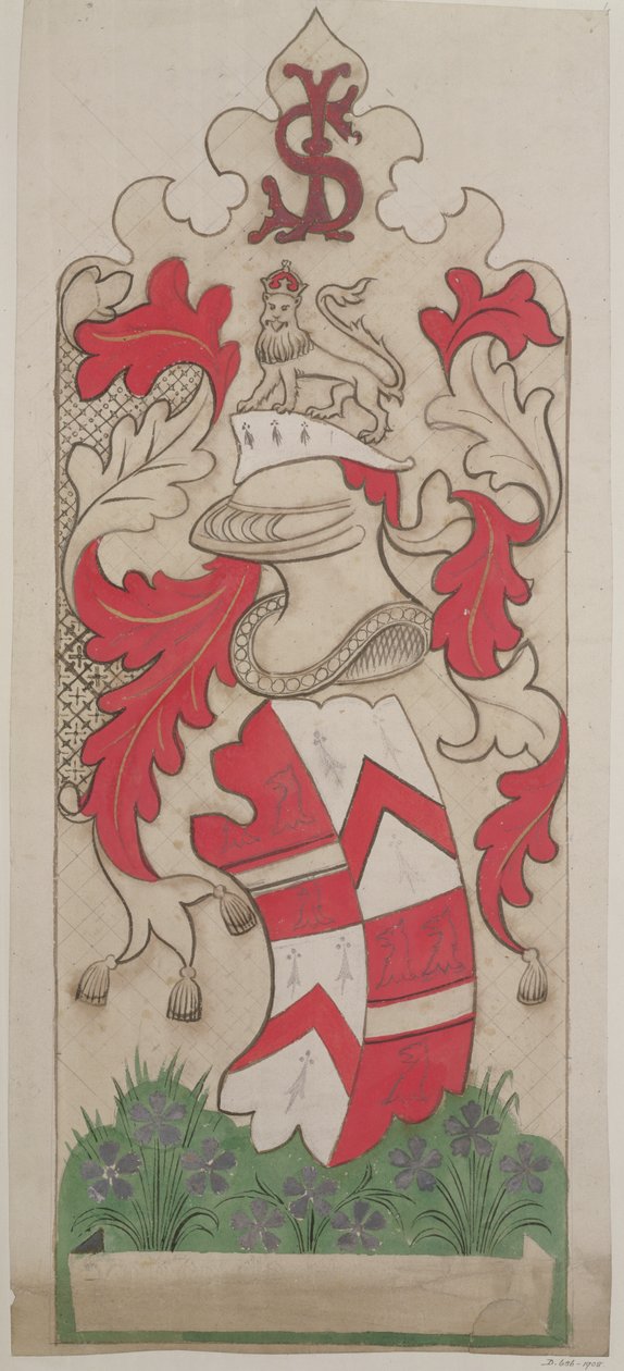 Progetto per la decorazione delle Case del Parlamento da Augustus Welby Northmore Pugin