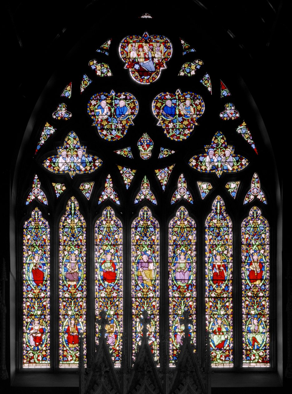 Finestra orientale con albero di Jesse da Augustus Welby Northmore Pugin