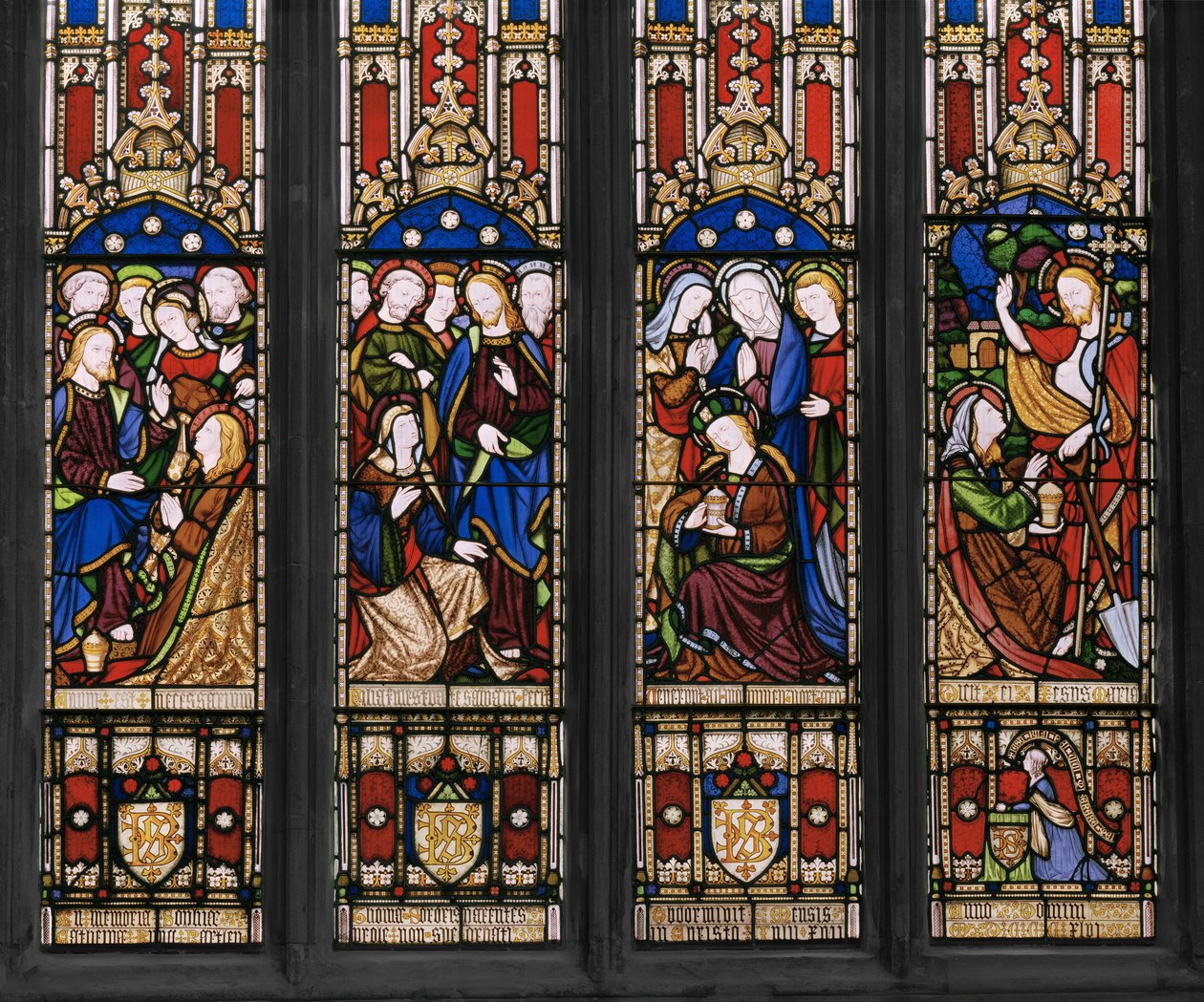 Eventi della vita di Santa Maria Maddalena (dettaglio) da Augustus Welby Northmore Pugin