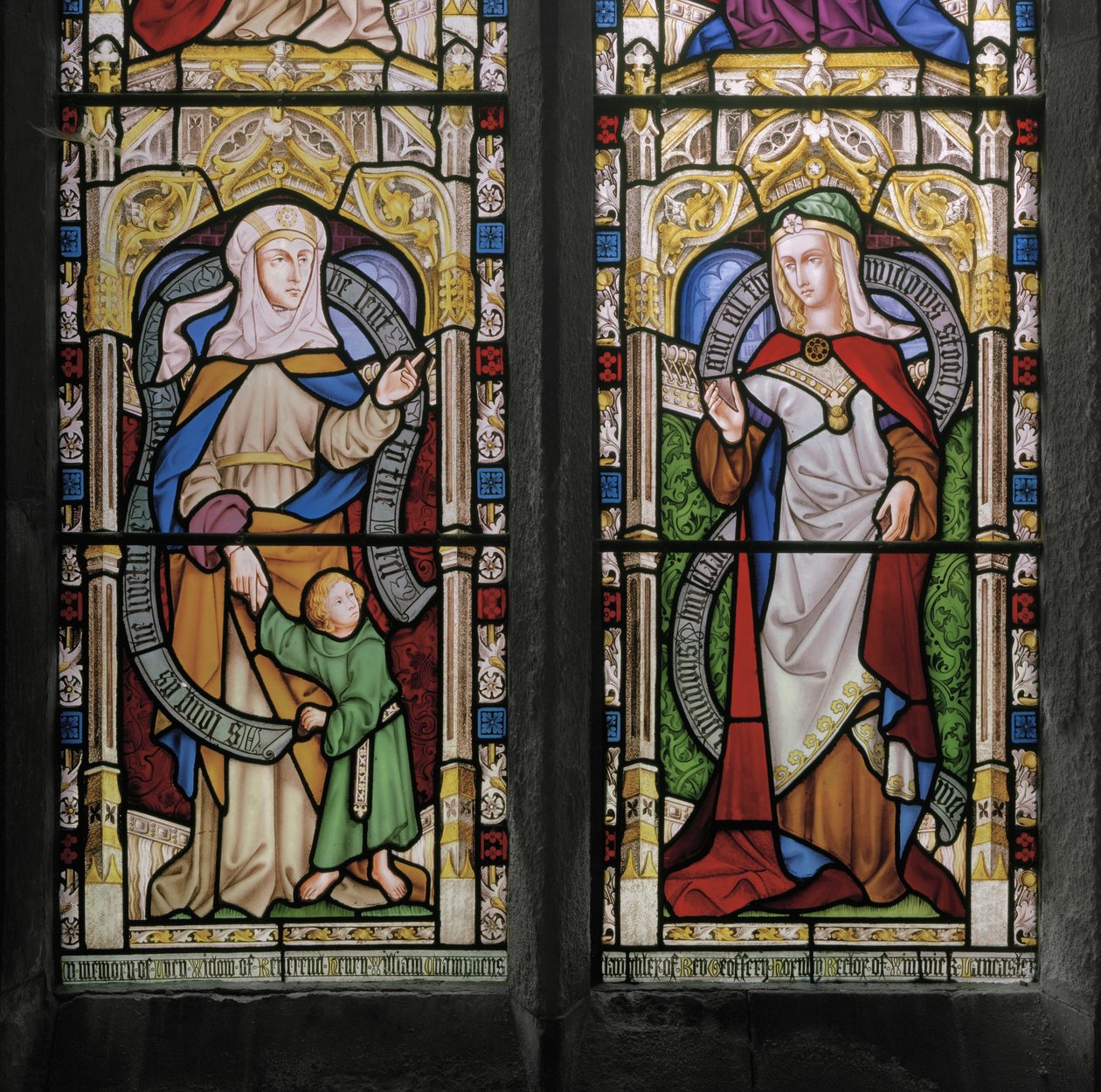 Anna con il giovane Samuele e Dorcas da Augustus Welby Northmore Pugin