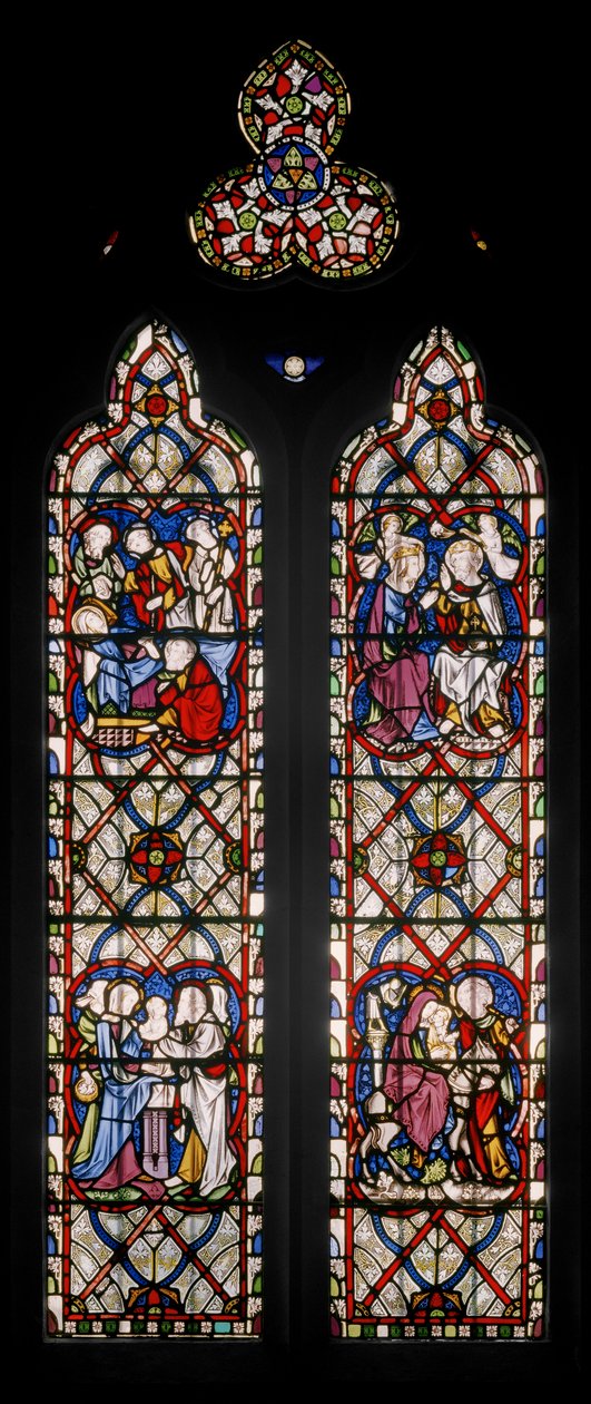 Finestra della Cappella della Madonna con Scene della Vita della Vergine da Augustus Welby Northmore Pugin
