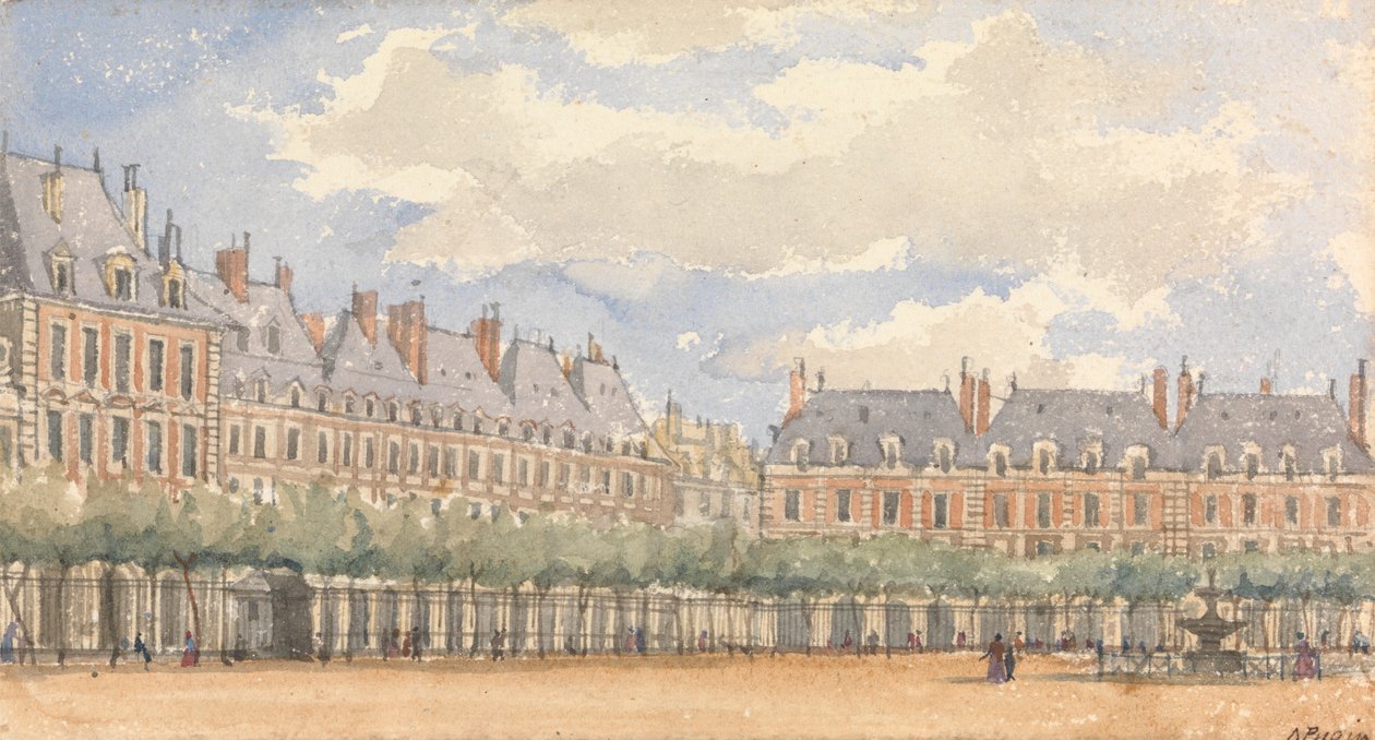 Place Royale, Parigi da Augustus Welby Northmore Pugin