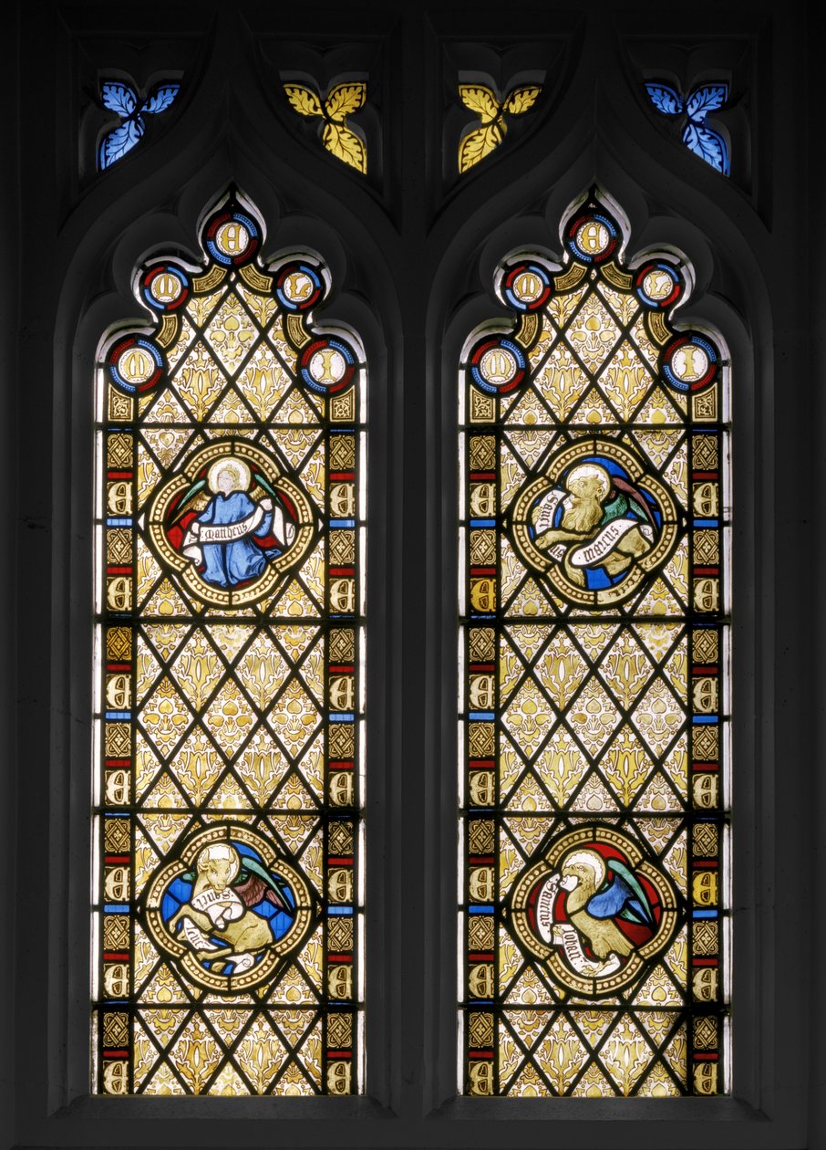 Finestra della parete sud da Augustus Welby Northmore Pugin