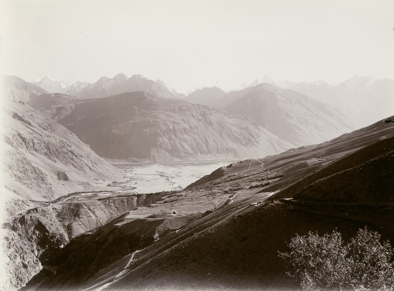 La confluenza del fiume Pamir con l