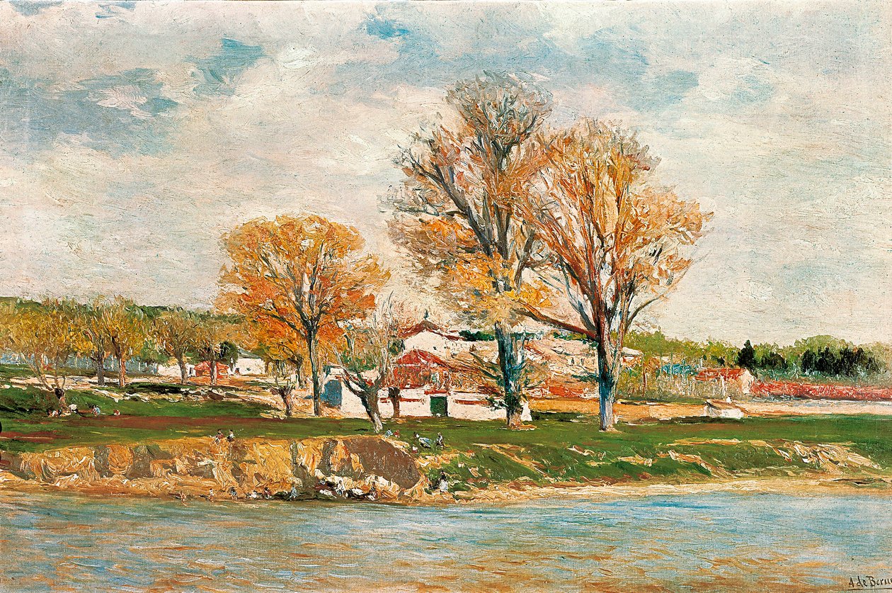 Le rive del fiume Manzanares da Aureliano de Beruete