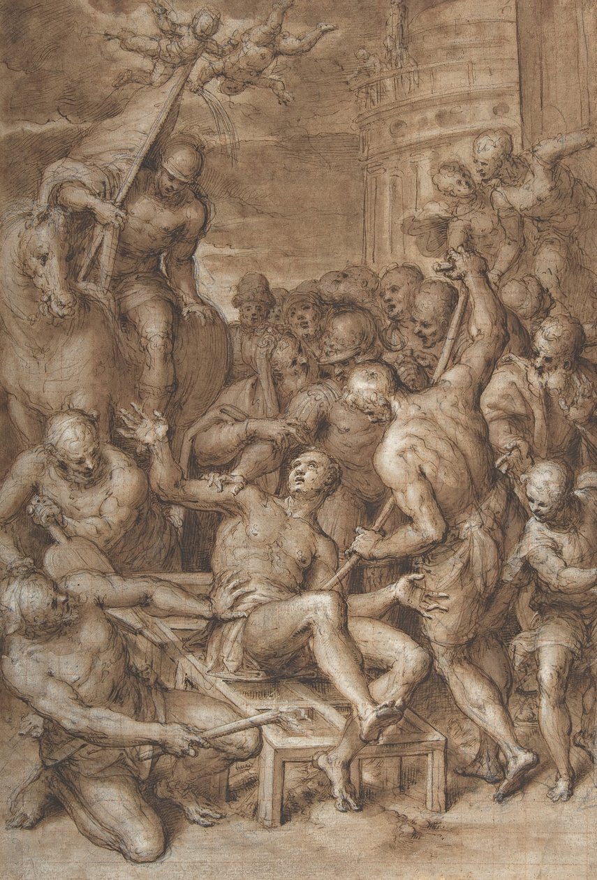 Il martirio di San Lorenzo da Aurelio Luini