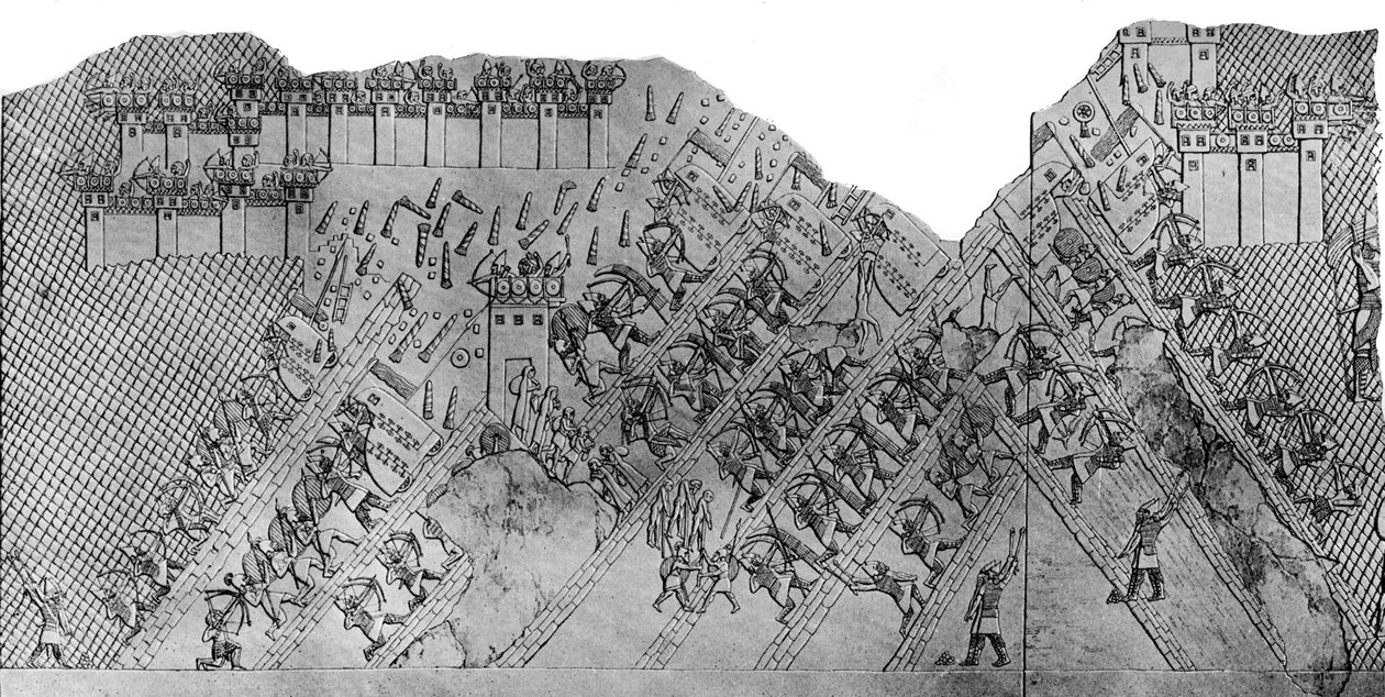 Assalto alla città di Lachish, 700-692 a.C. da Austen Henry Layard