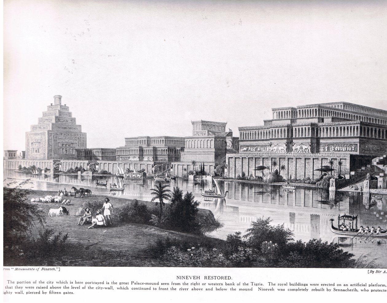 Ninive restaurata, illustrazione da 