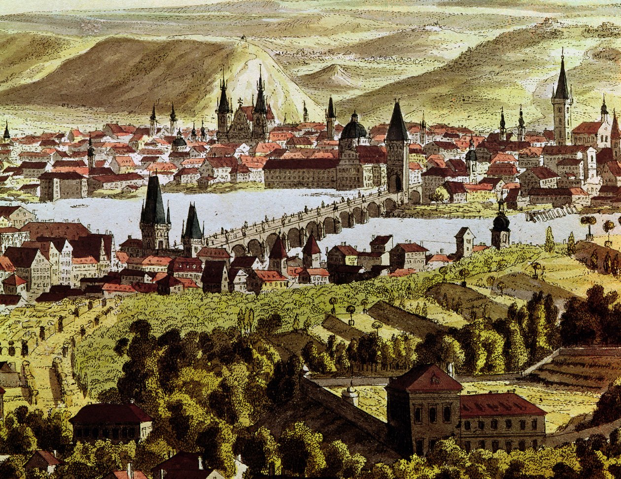 Vista di Praga da Austrian School