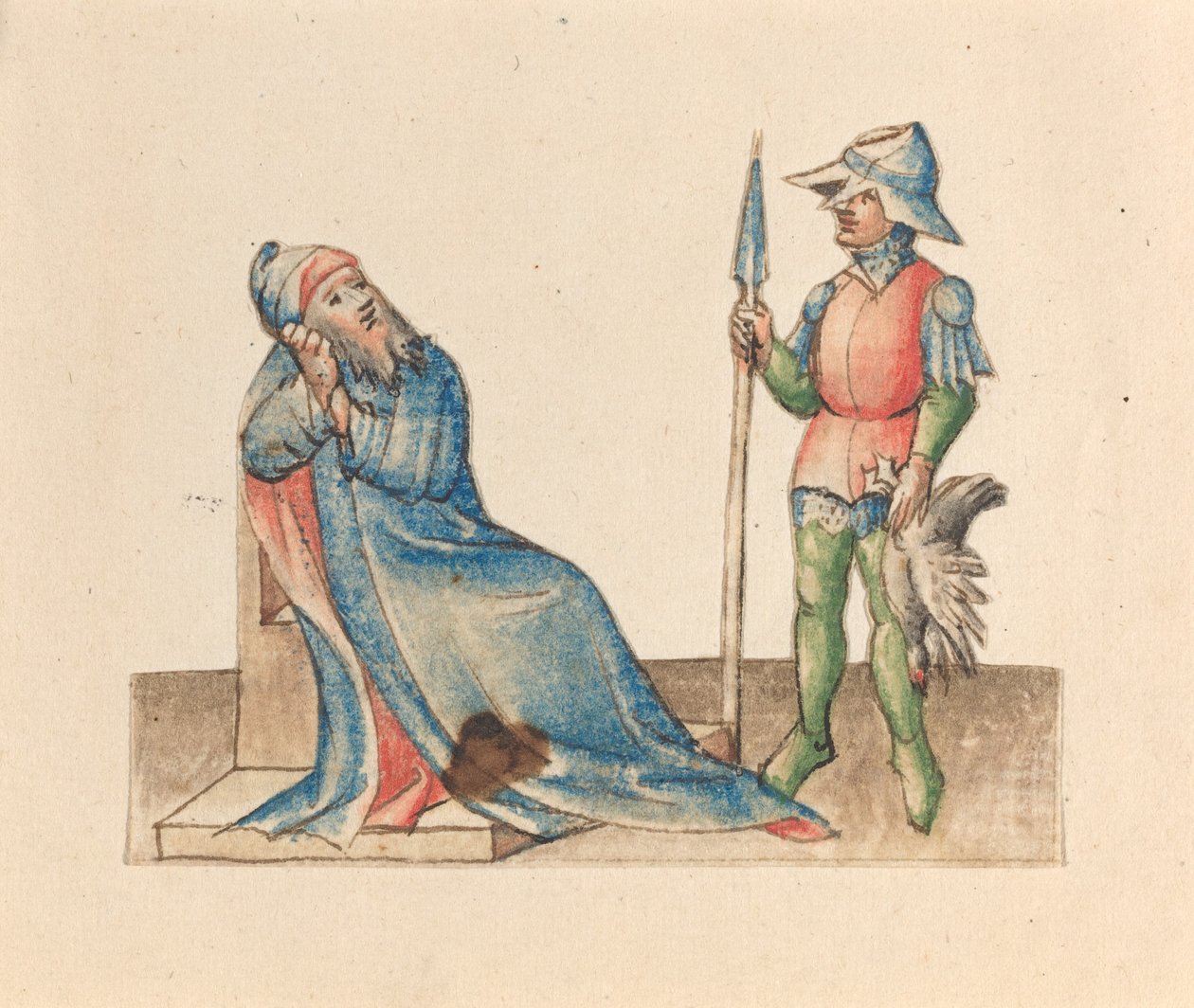 Isacco ed Esaù da Austrian 15th Century