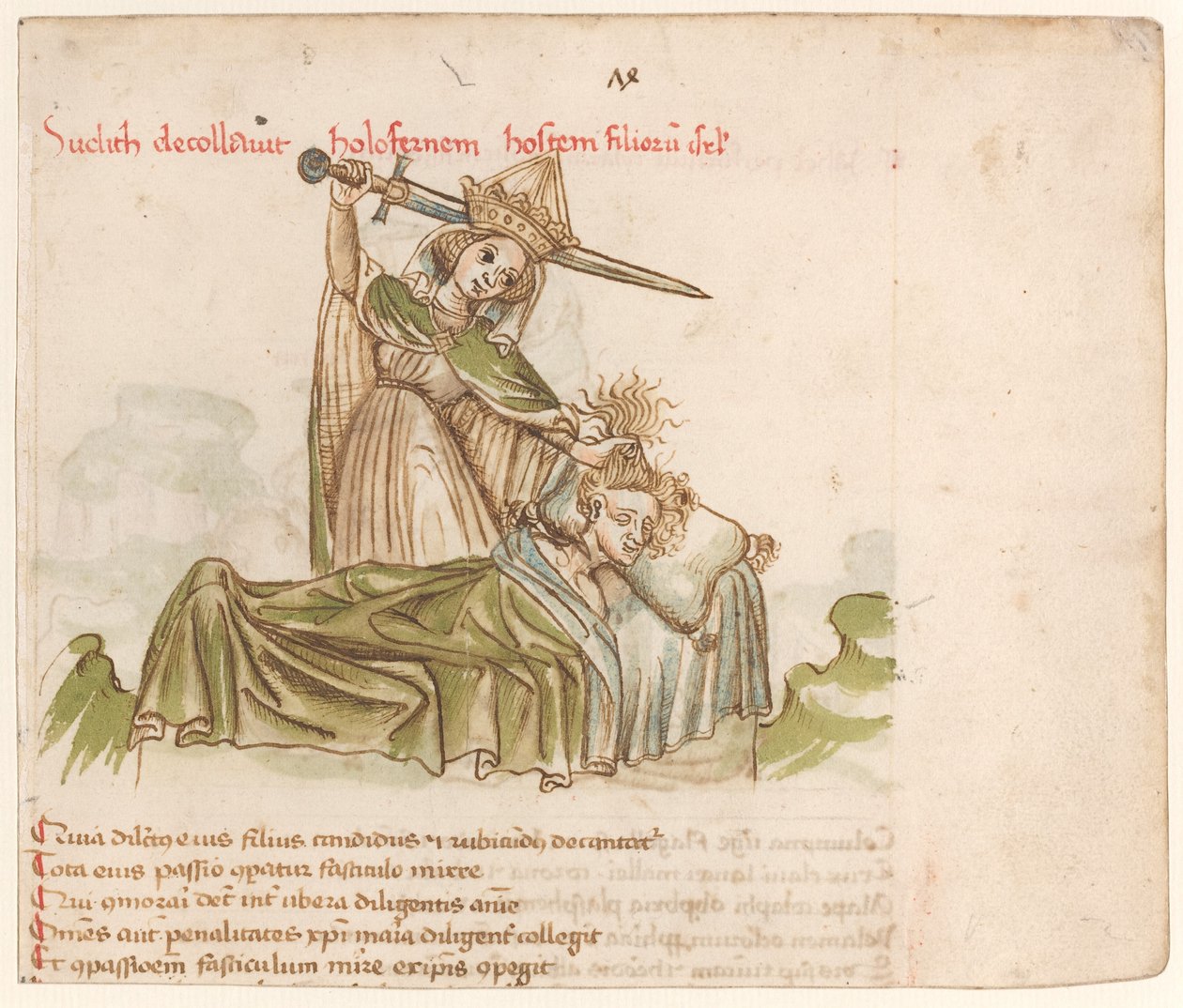 Giuditta che uccide Oloferne da Austrian 15th Century