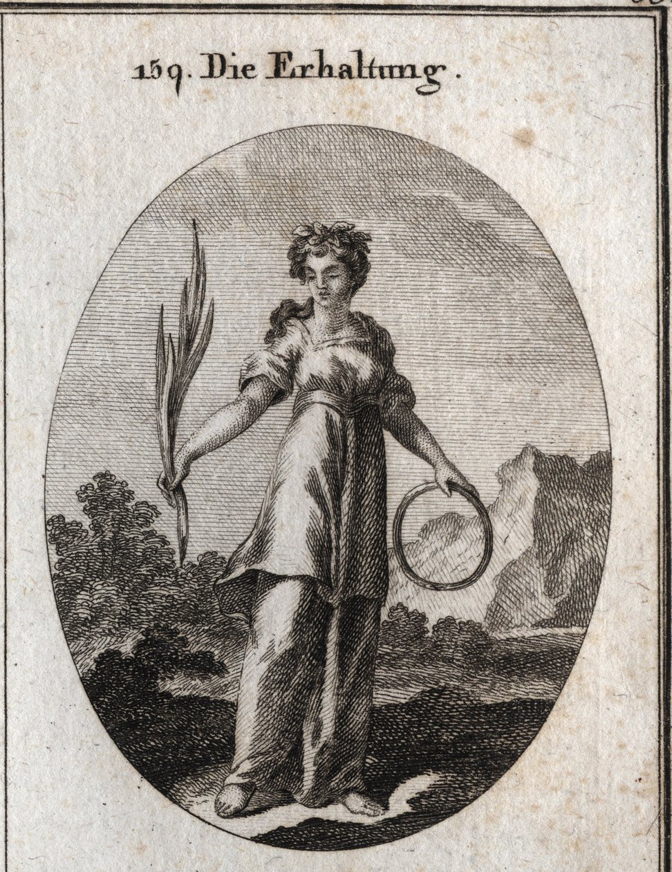 Allegoria della conservazione. Il ramo di cedro è incorruttibile ma è anche l