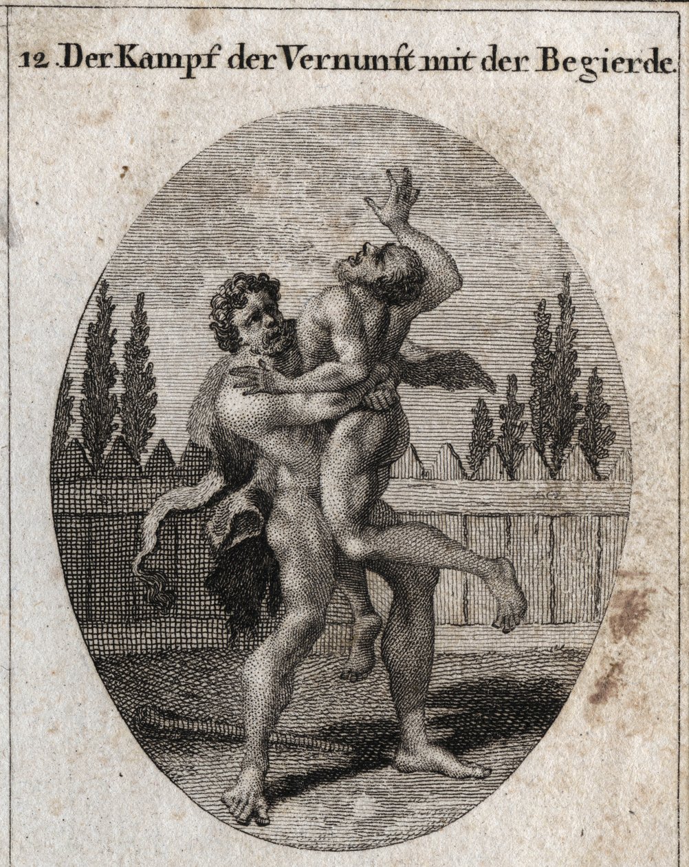 Allegoria della lotta tra ragione e appetito. L
