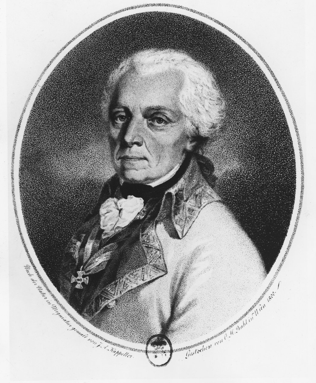 Paul Kray di Krajova (litografia) da Austrian School