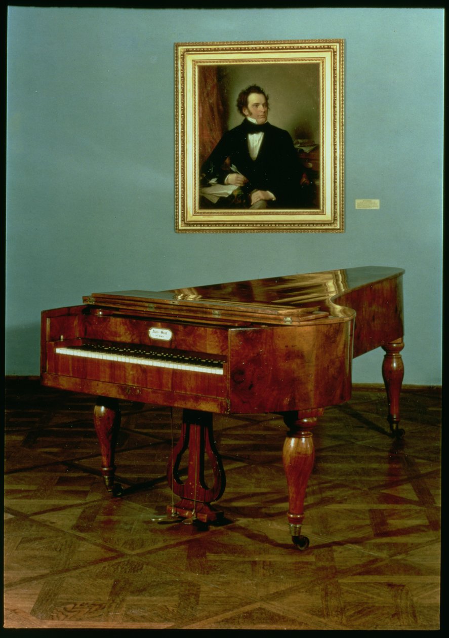 Pianoforte appartenente a Franz Peter Schubert (1797-1828) da Austrian School