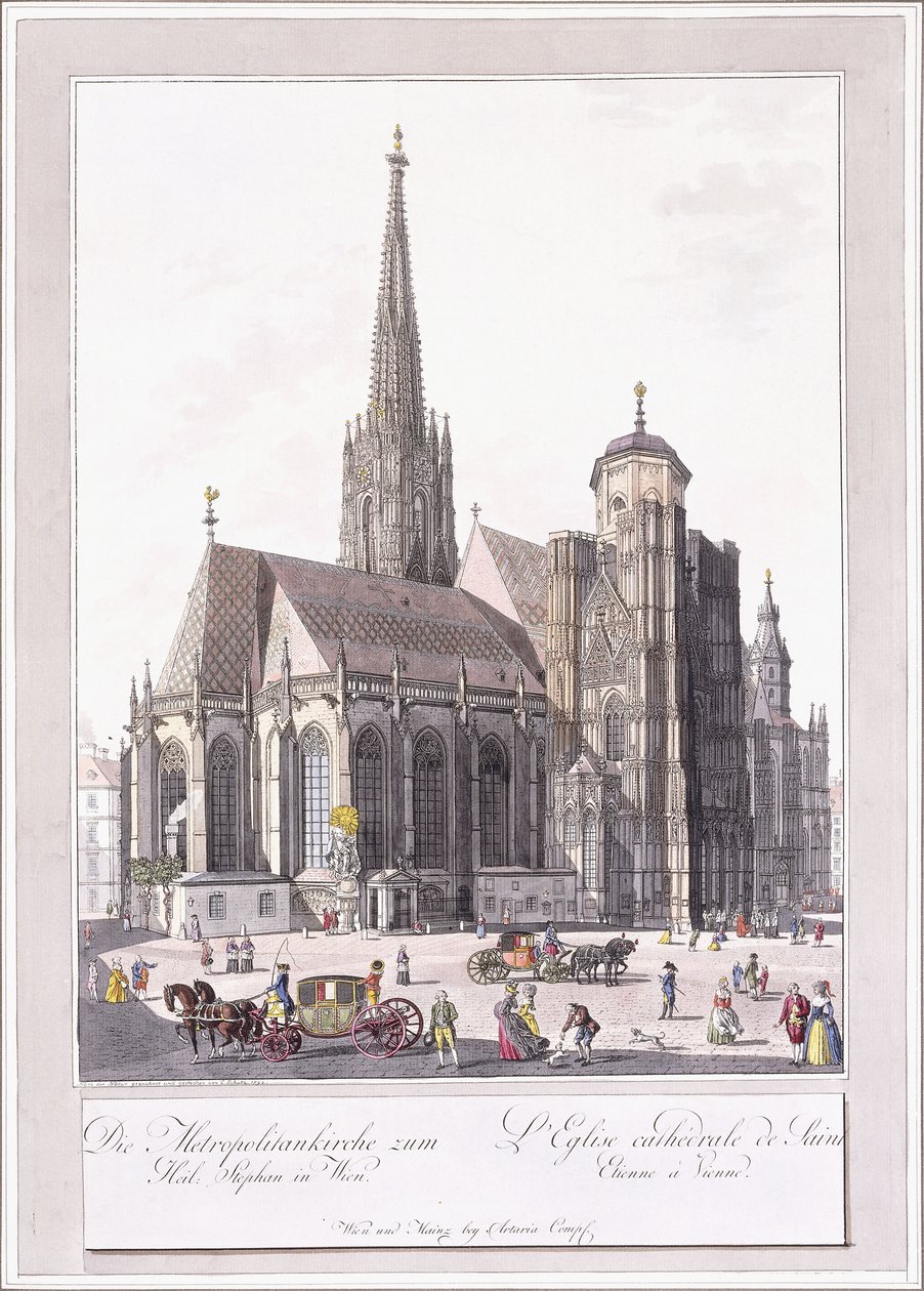 Cattedrale di Santo Stefano a Vienna da Austrian School