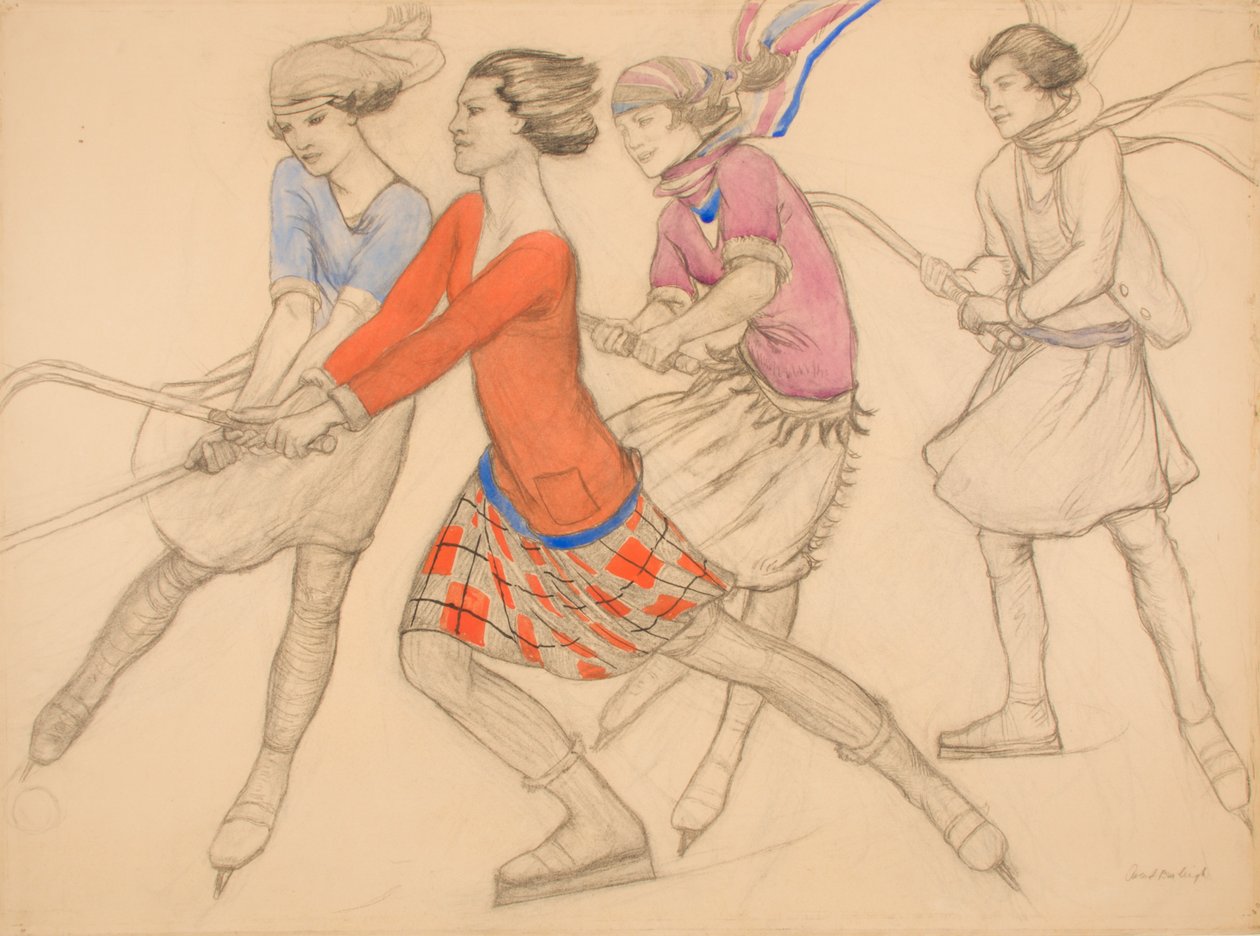 Hockey sul ghiaccio da Averil Mary Burleigh