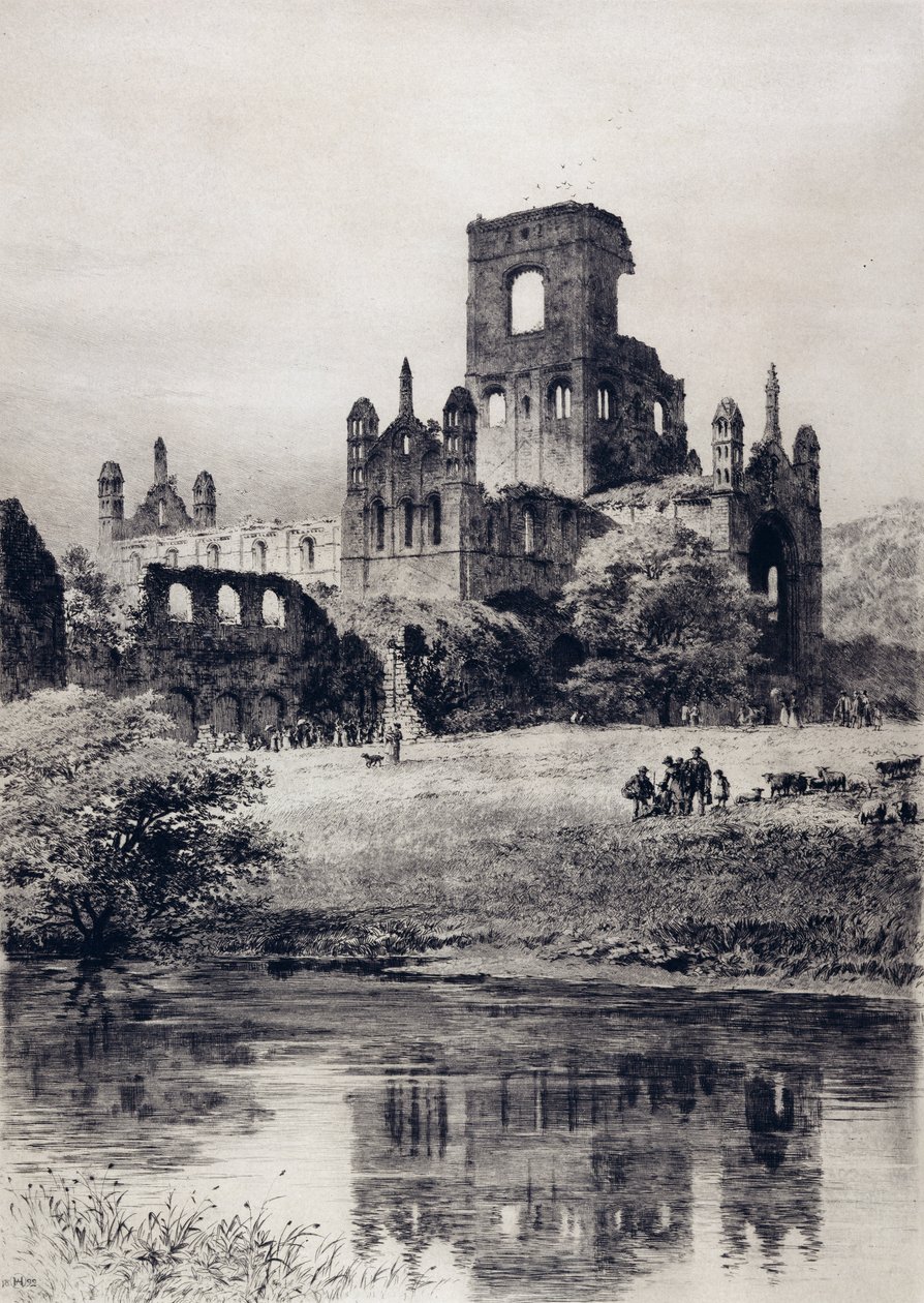 Abbazia di Kirkstall da Sud-Est da Axel Haig