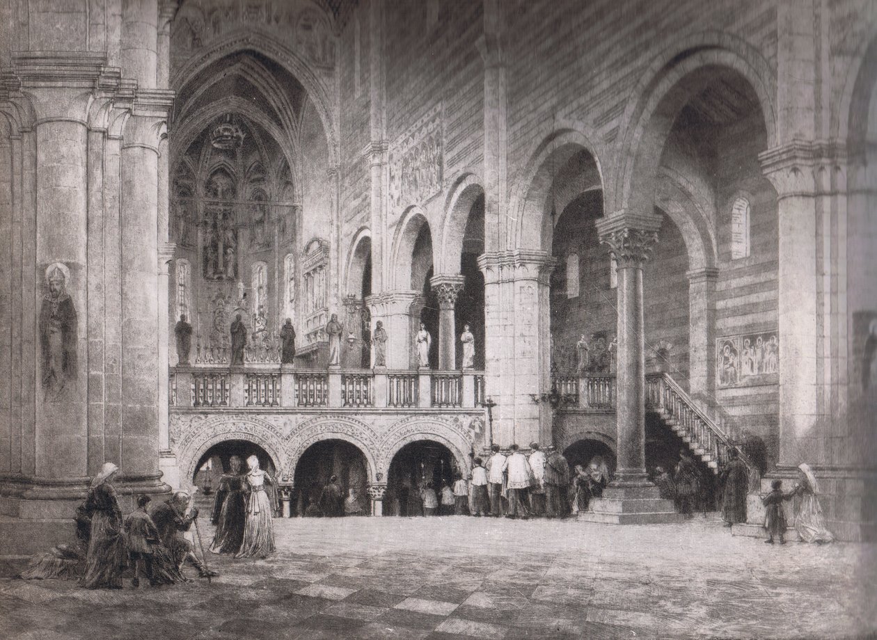 La chiesa di San Zeno, Bibbys Annual, 1916-1917 da Axel Haig