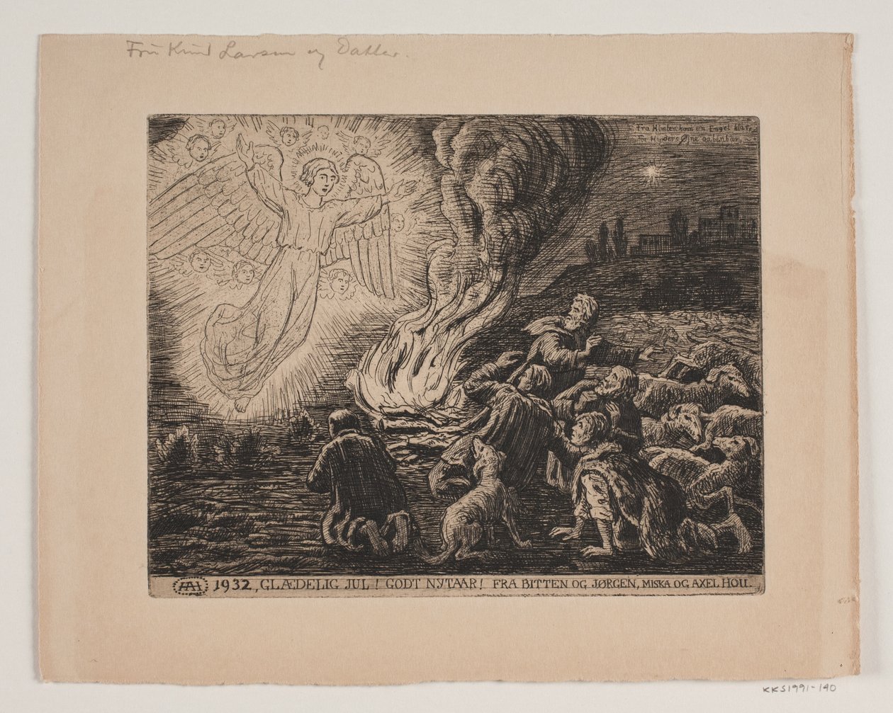 Cartolina di Natale e Capodanno da Axel Hou