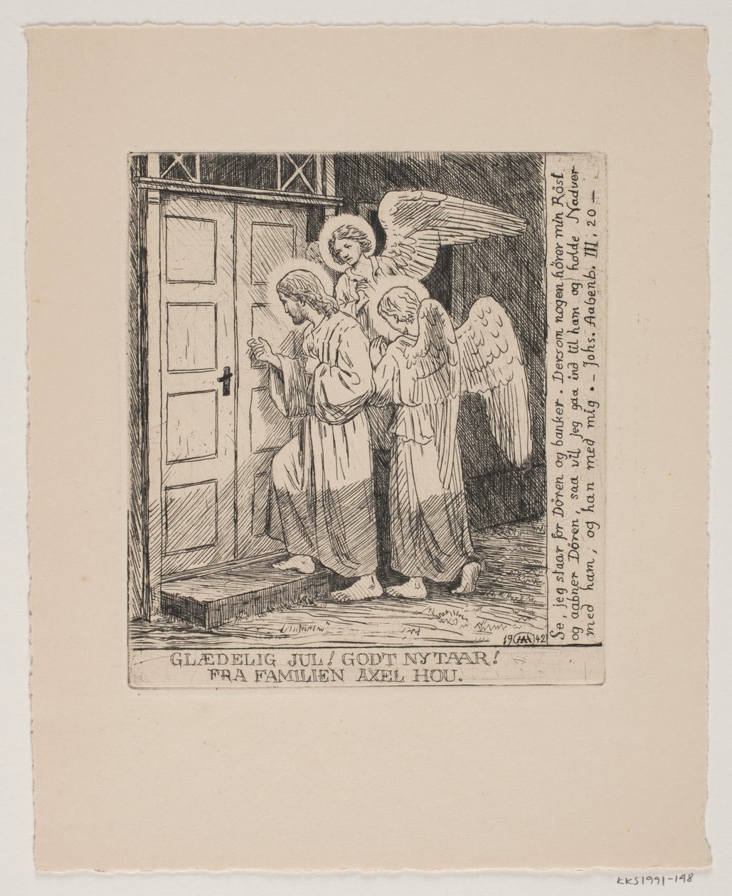 Cartolina di Natale e Capodanno da Axel Hou