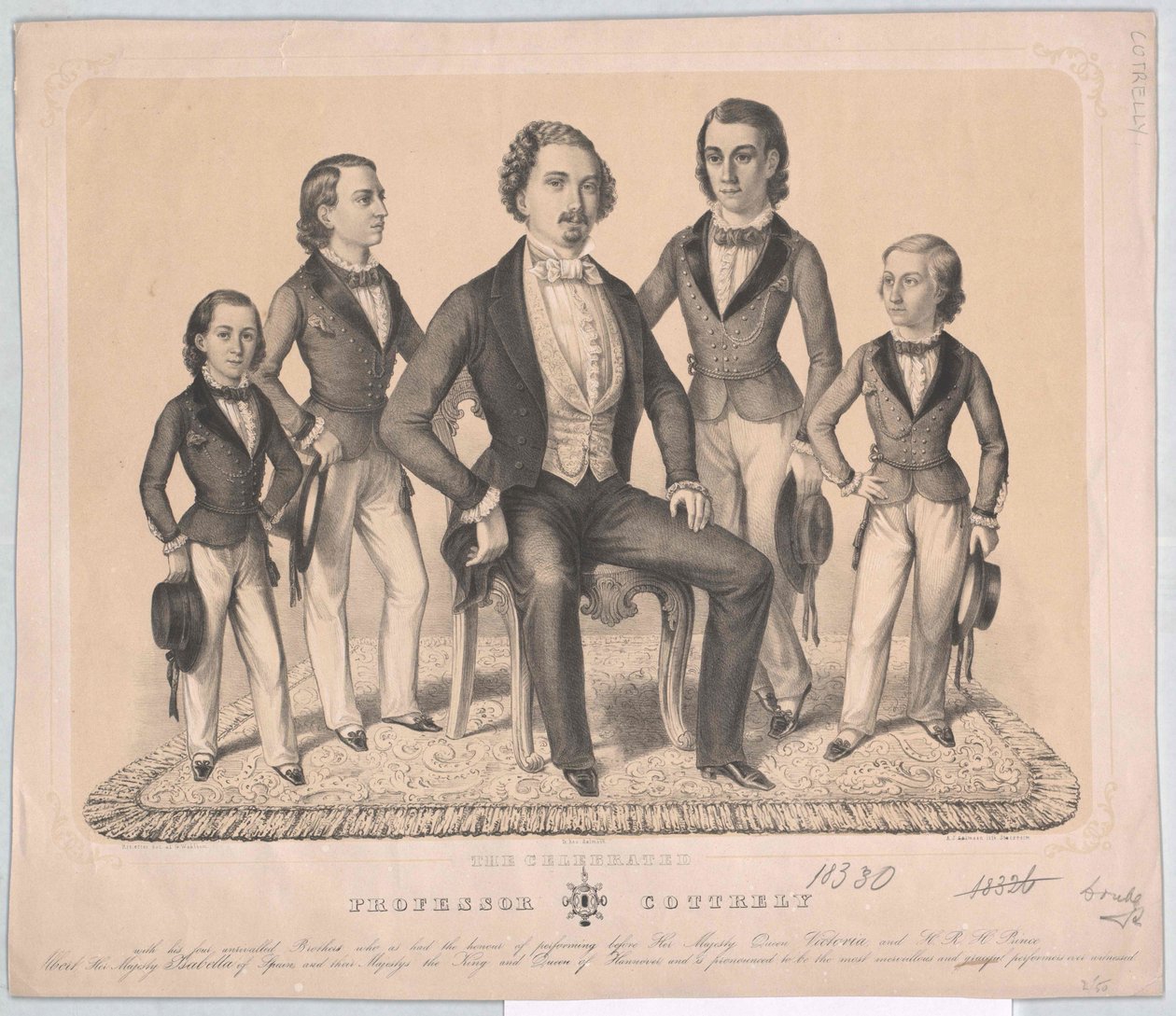 Gruppo La famiglia di artisti Cottrely da Axel Jakob Salmson