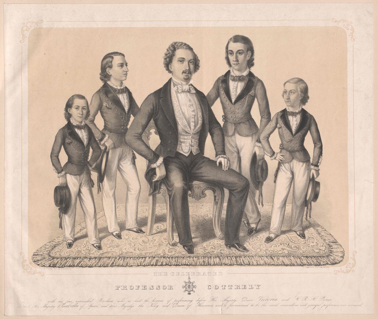 Gruppo La famiglia di artisti Cottrely da Axel Jakob Salmson