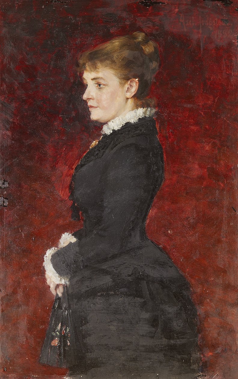 Ritratto - Signora in abito nero da Axel Jungstedt