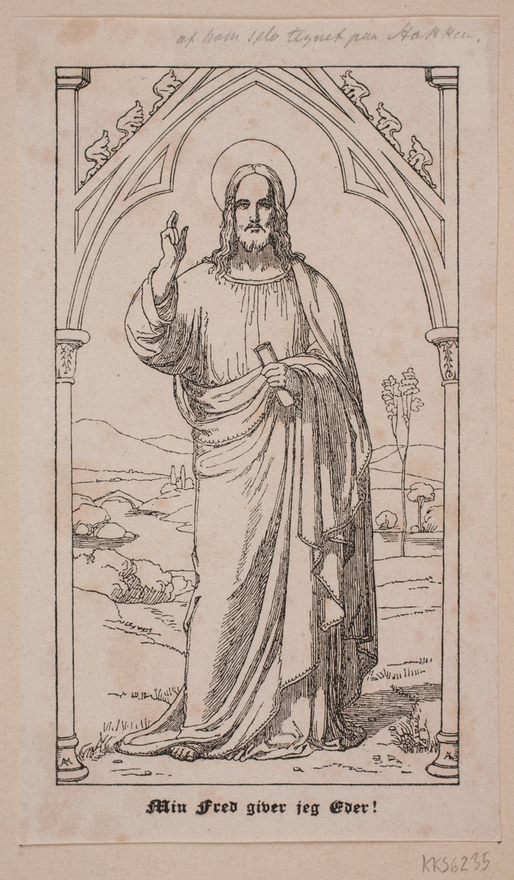 Cristo benedicente da Axel Theodor Kittendorff