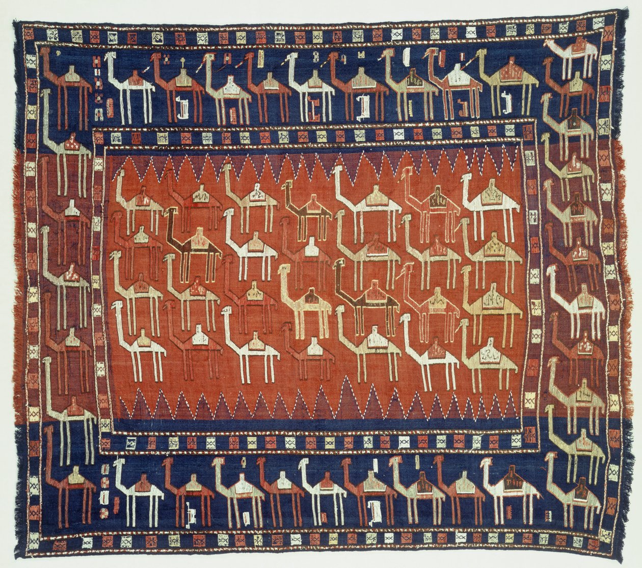 Tappeto Kilim Shadda da Azerbaijani School
