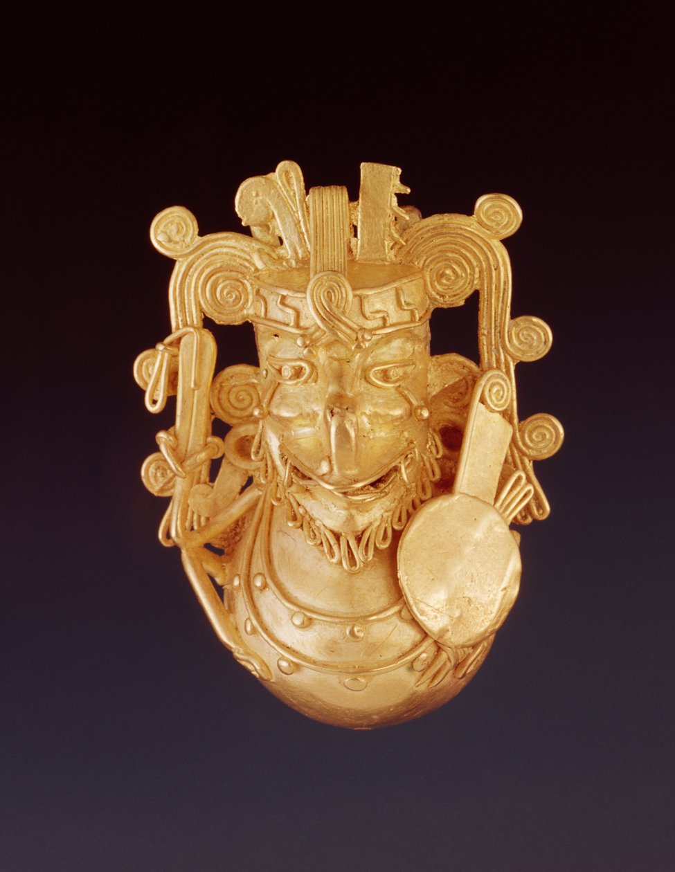 Dio uccello azteco (oro) da Aztec