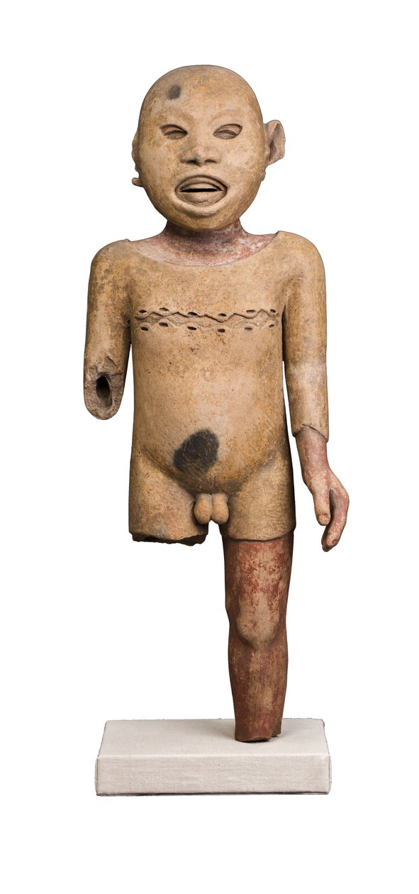 Impersonatore rituale della divinità Xipe Totec, possibilmente Veracruz centrale, 1450-1500 da Aztec